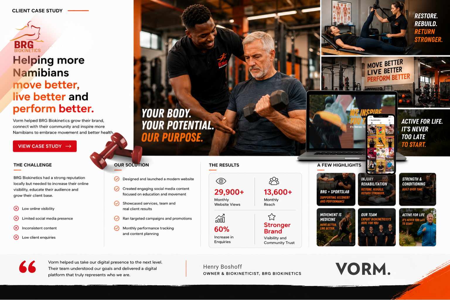 BRG Biokinetics case study