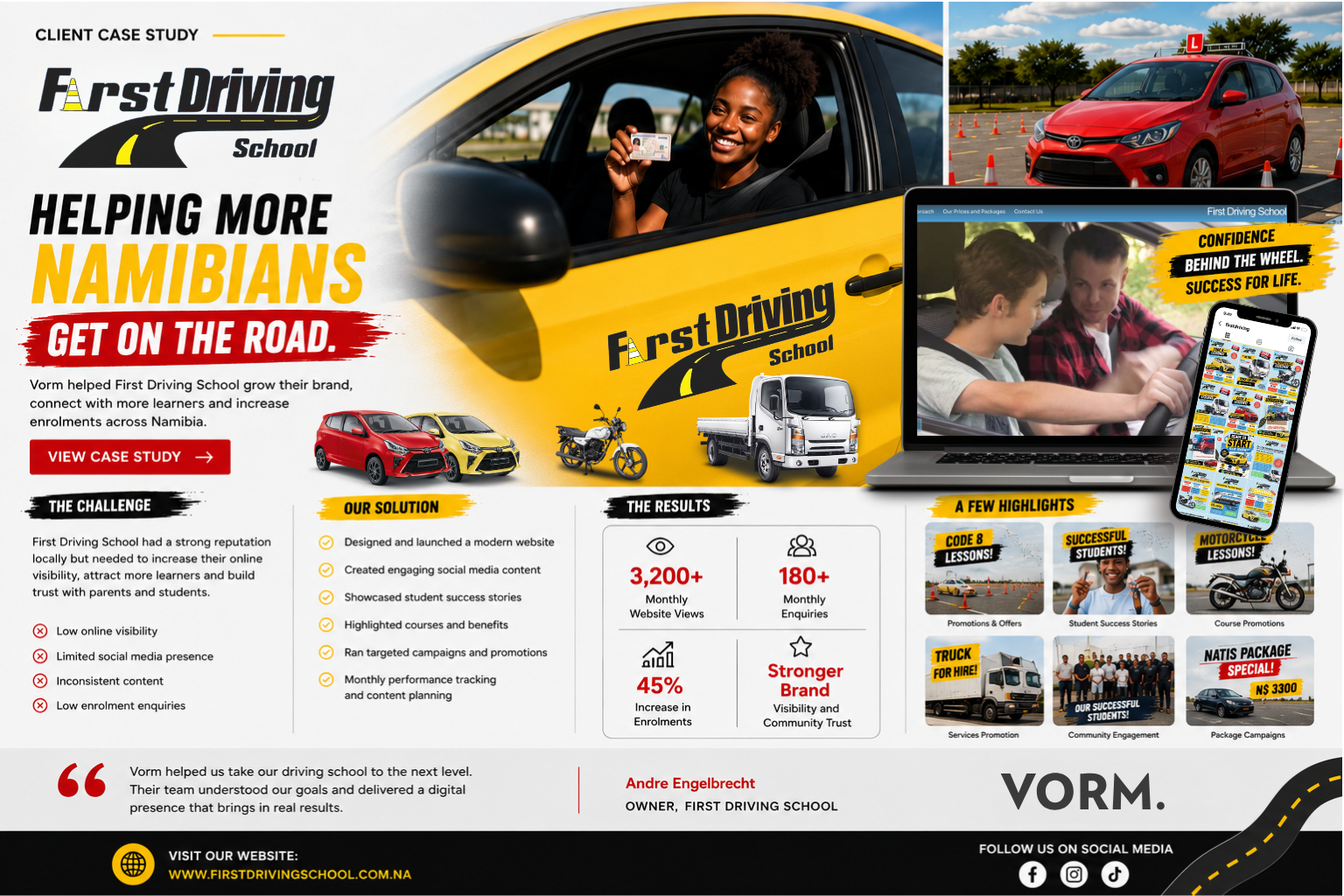 First Driving School case study